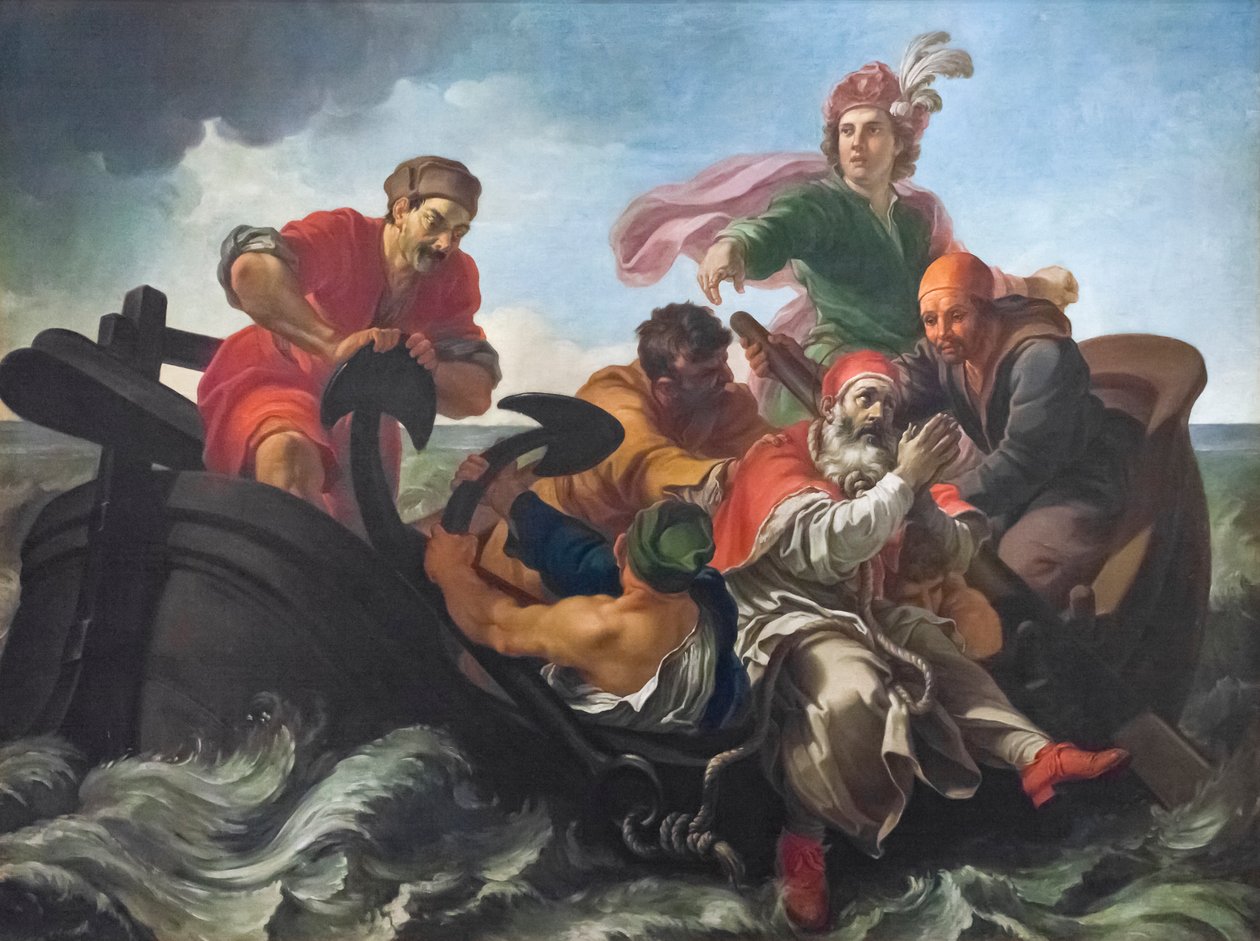 Le martyre de Saint Clément, retable - Pier Leone Ghezzi