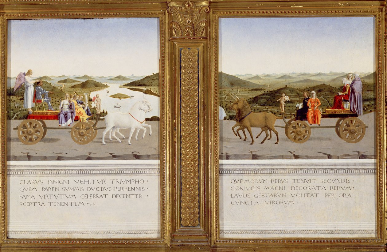 Triomphes allégoriques de Federico da Montefeltro, Duc d
