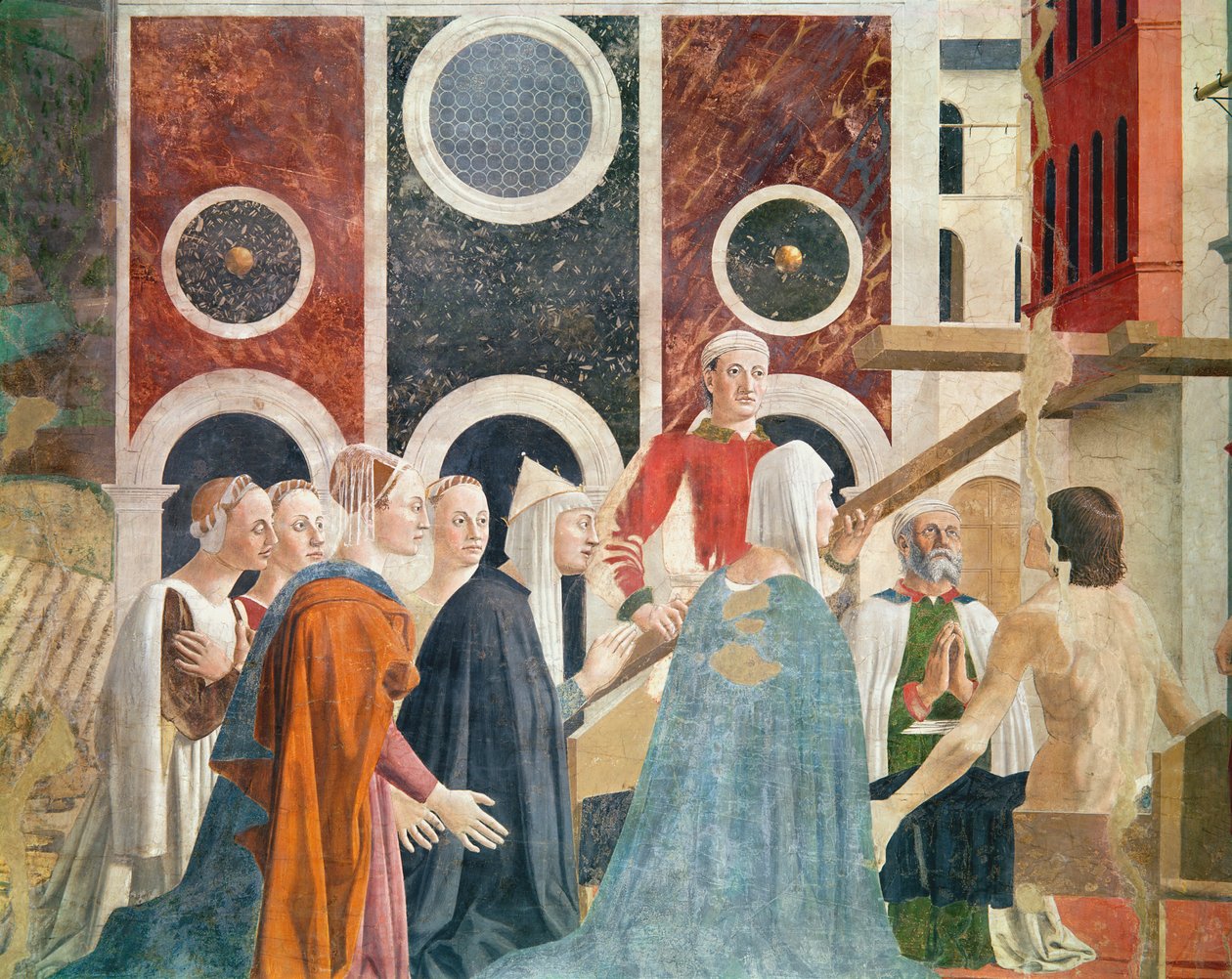 La Vérification de la Vraie Croix (détail) - Piero della Francesca