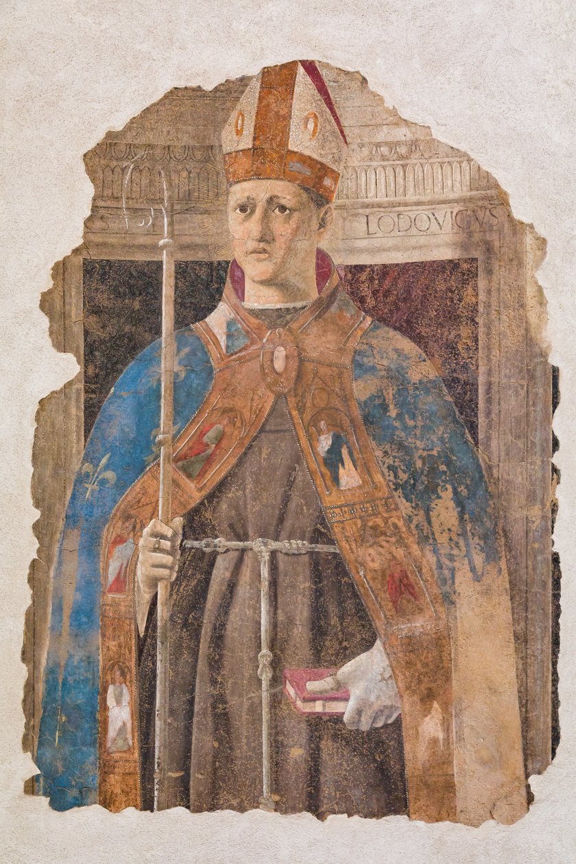 Saint Louis de Toulouse, fragment - Piero della Francesca