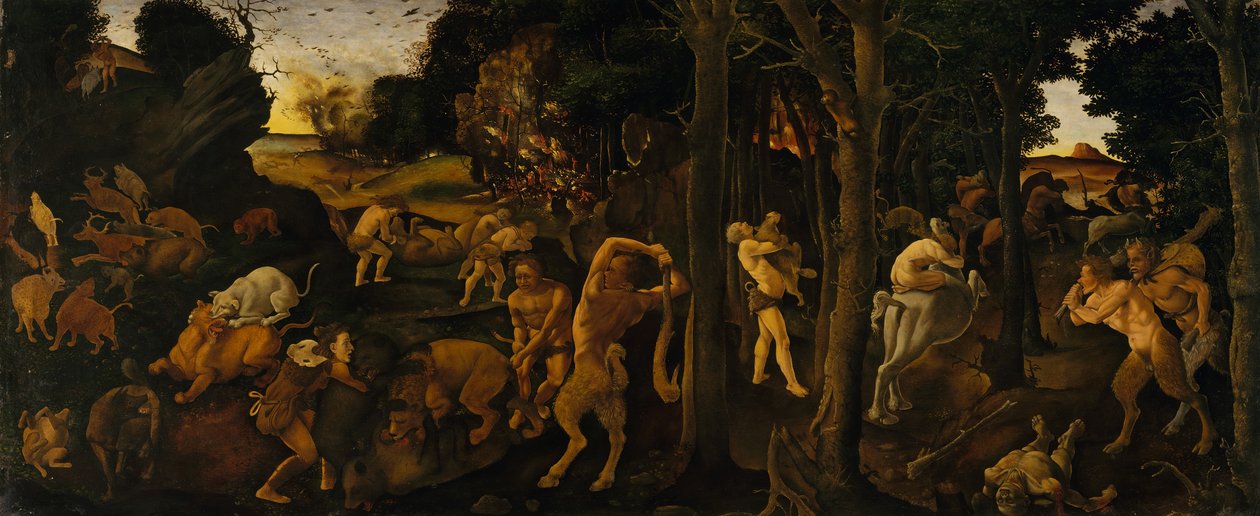 Scène de chasse, vers 1494-1500 - Piero di Cosimo