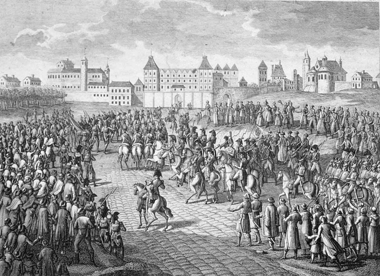 Entrée triomphale des Français à Varsovie, 28 novembre 1806 - Pierre Adrien Le Beau