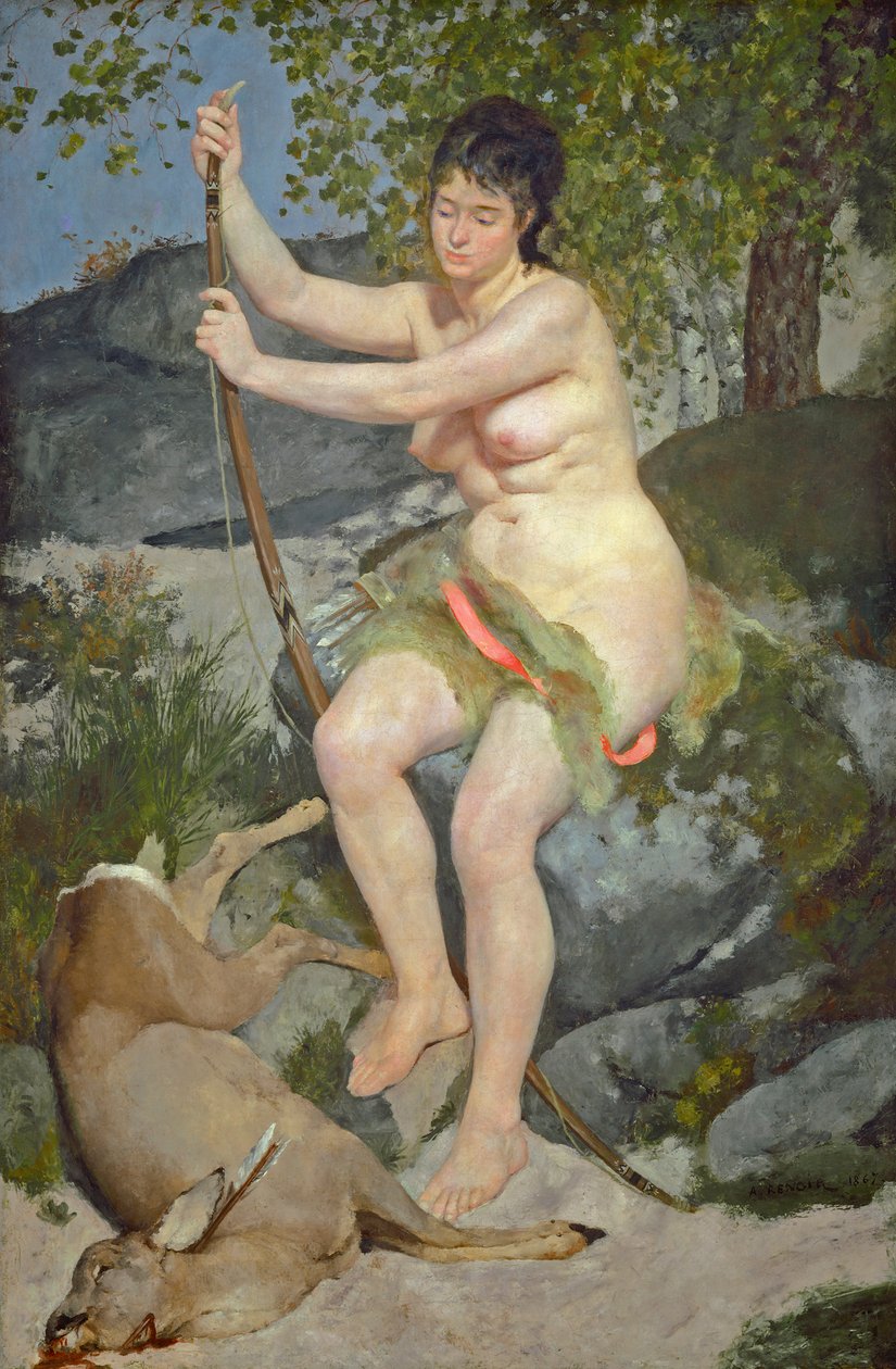 Diane, 1867 - Pierre Auguste Renoir