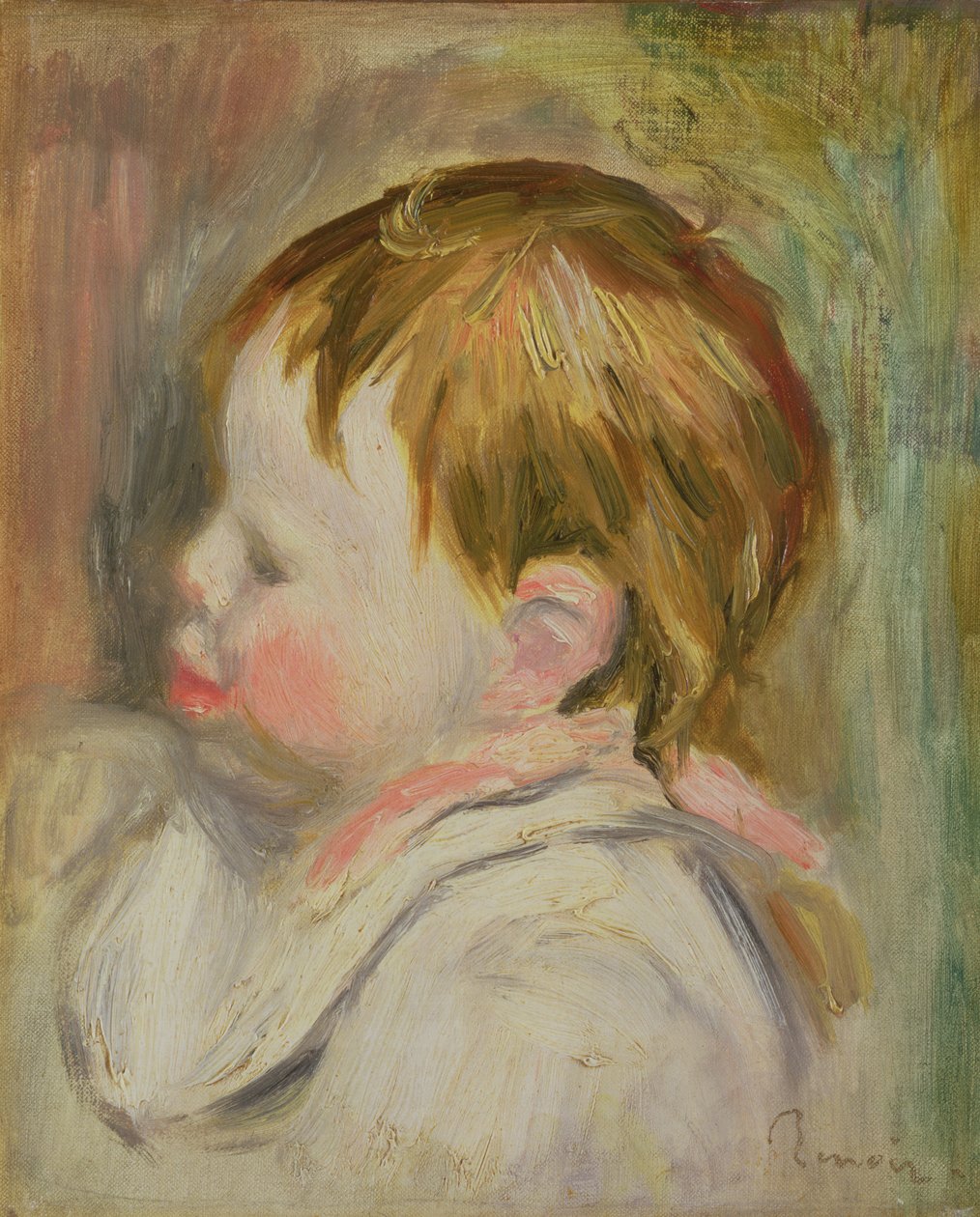 Tête de bébé - Pierre Auguste Renoir