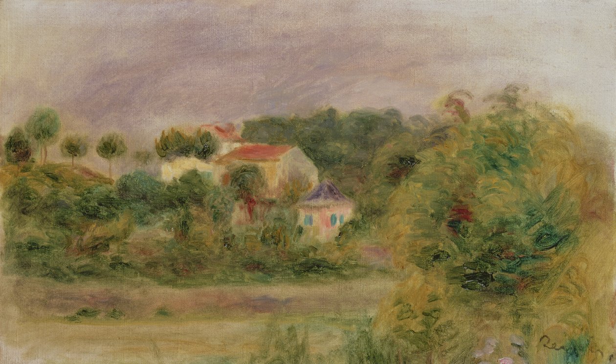 Maisons dans le parc - Pierre Auguste Renoir