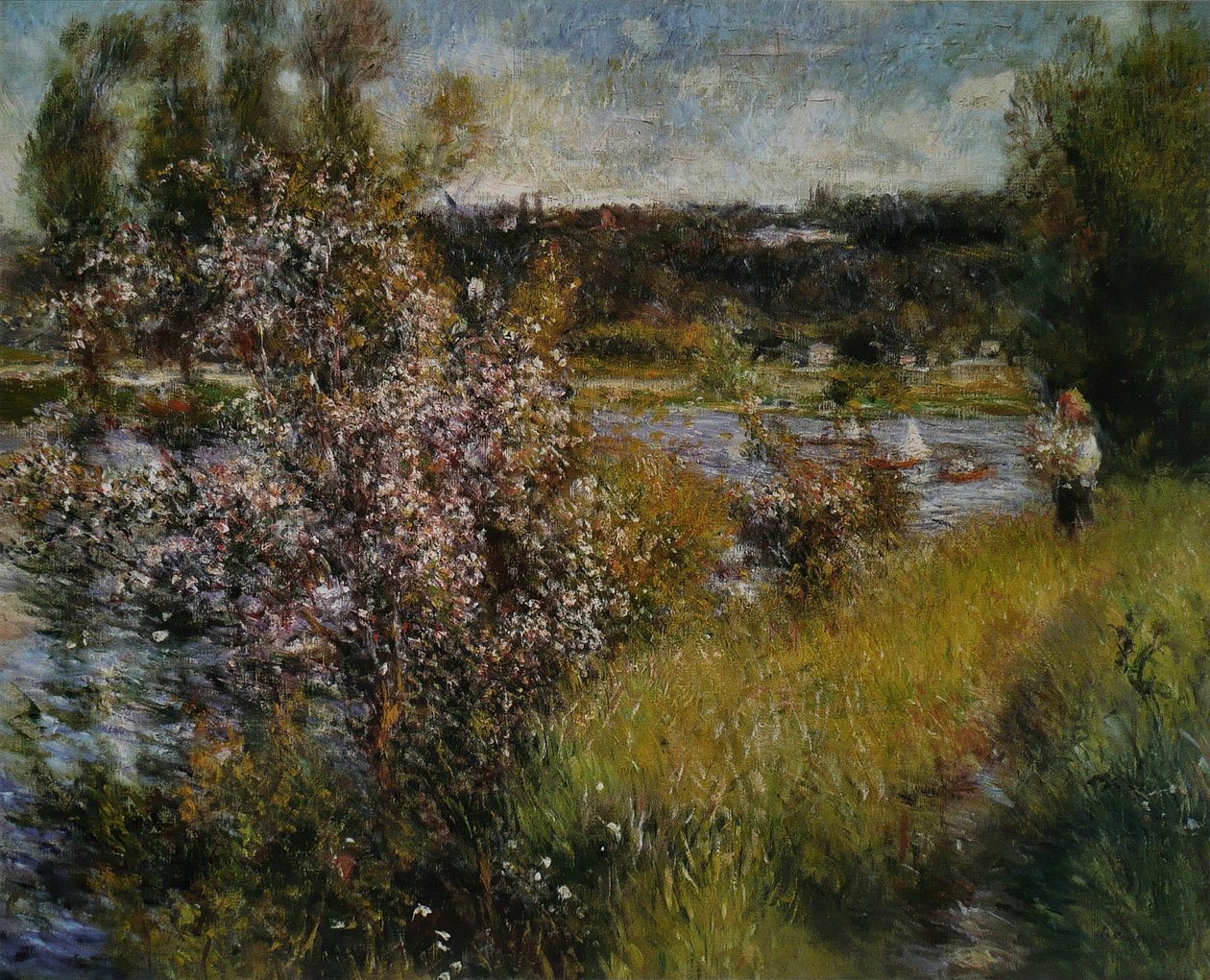 La Seine à Chatou - Pierre Auguste Renoir