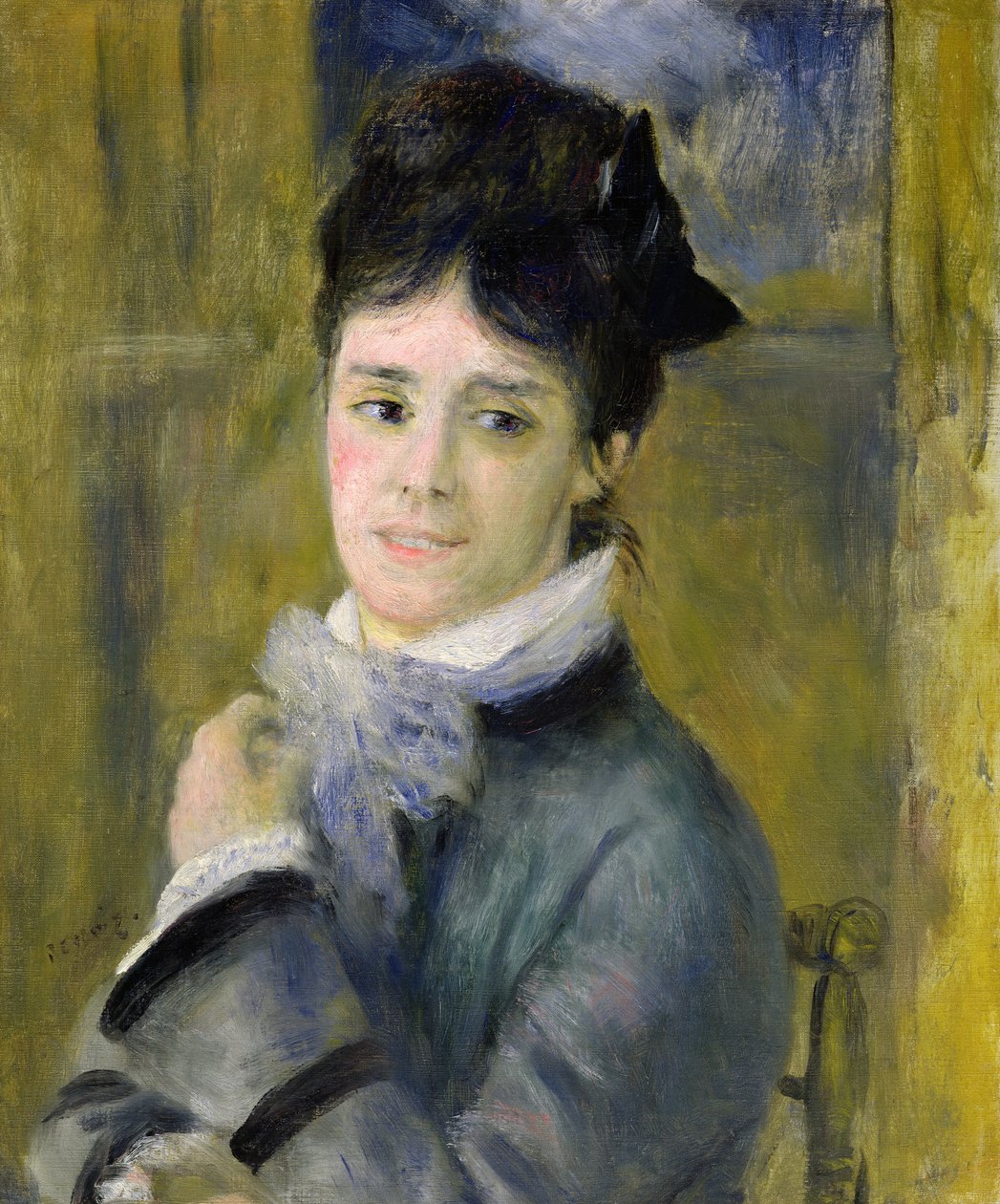 Portrait de Madame Claude Monet (1847-79) 1872 - Pierre Auguste Renoir