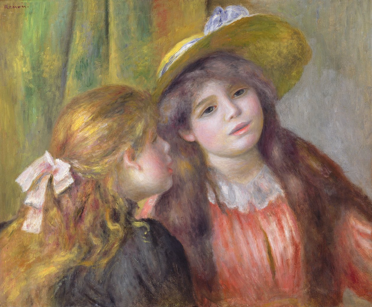 Portrait de deux filles, vers 1890-92 - Pierre Auguste Renoir