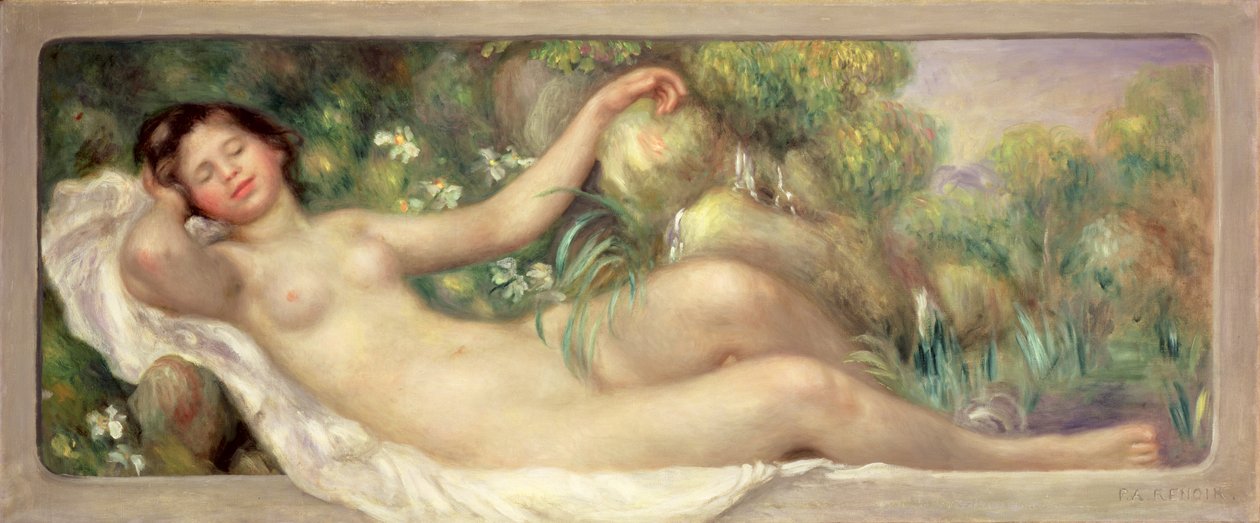 Nu couché (La Source) c.1895-97 - Pierre Auguste Renoir