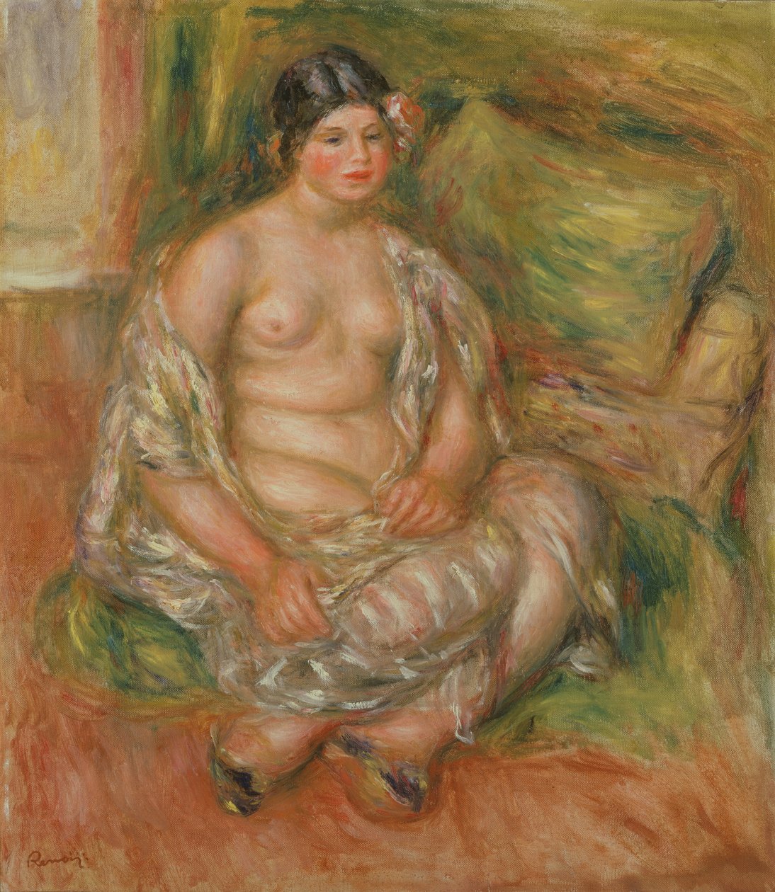 Odalisque assise, 1918 - Pierre Auguste Renoir