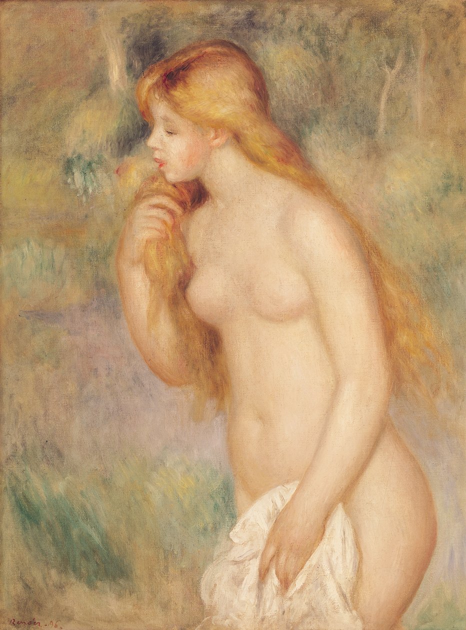 Baigneur debout, 1896 - Pierre Auguste Renoir