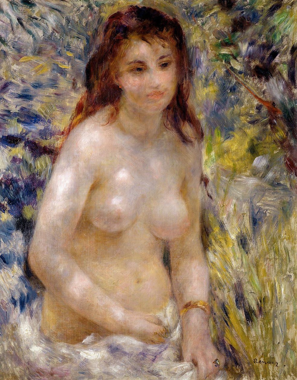 Étude. Torse, effet de la lumière du soleil, vers 1875-76 - Pierre Auguste Renoir