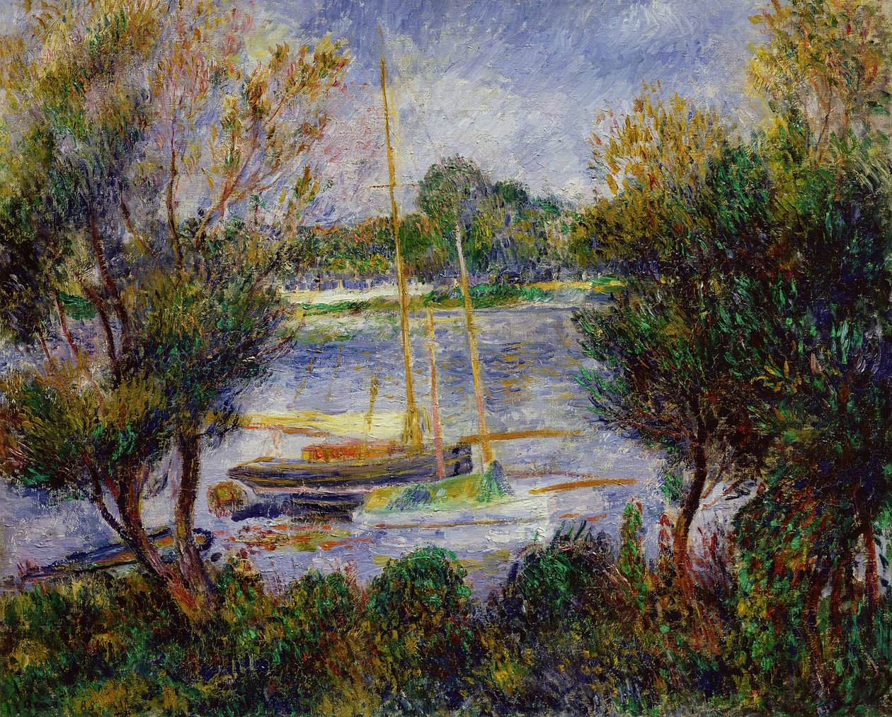 La Seine à Argenteuil, 1888 - Pierre Auguste Renoir