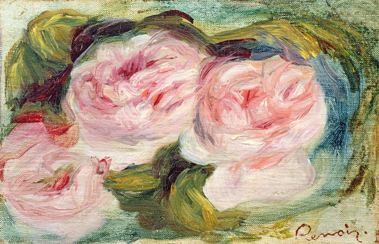 Les Trois Roses - Pierre Auguste Renoir