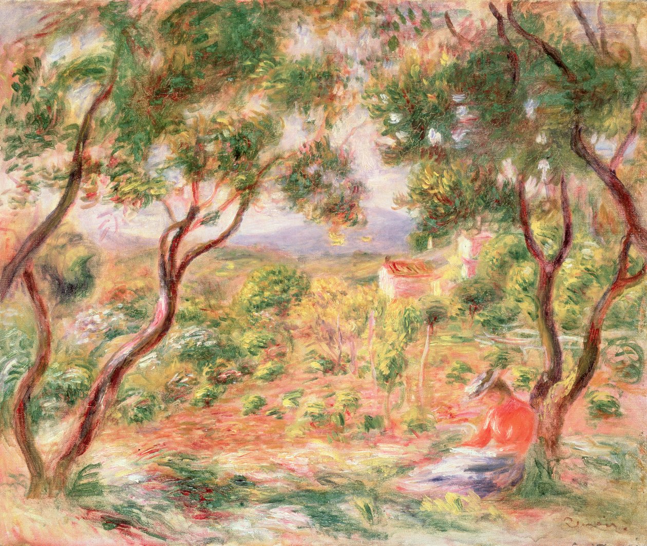 Les vignes à Cagnes, 1906 - Pierre Auguste Renoir