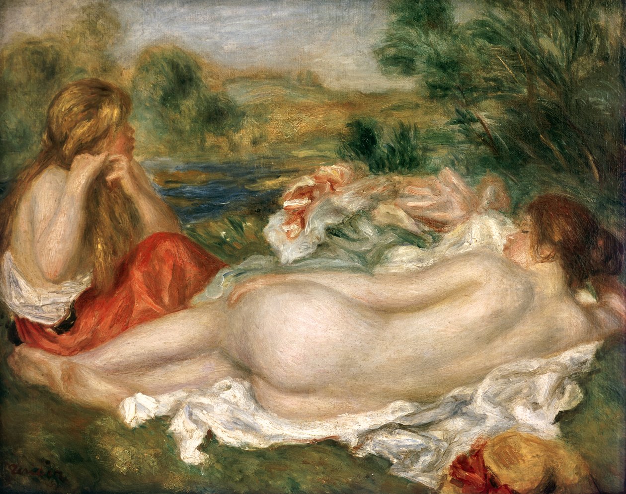 Deux baigneuses, 1896 - Pierre Auguste Renoir