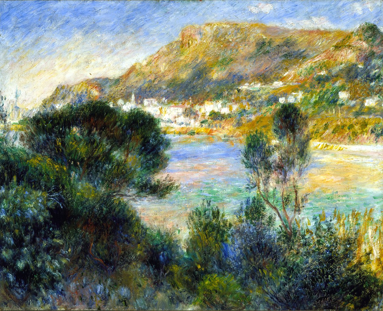 Vue de Monte Carlo depuis le Cap Martin, vers 1884 - Pierre Auguste Renoir