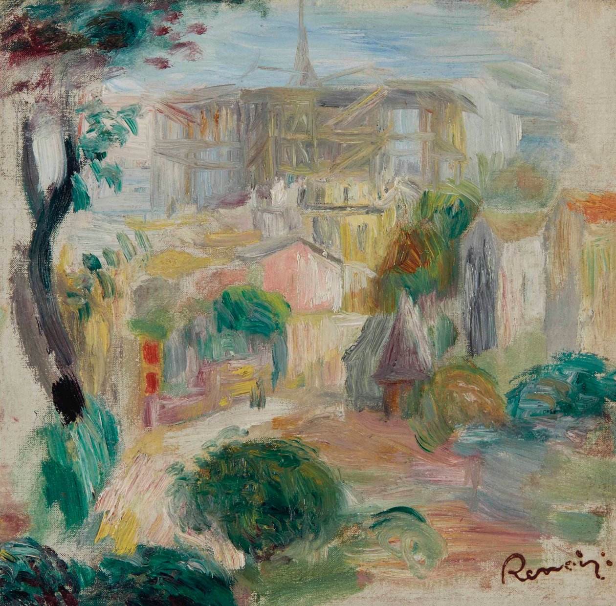 Vue du Sacré-Cœur - Pierre Auguste Renoir