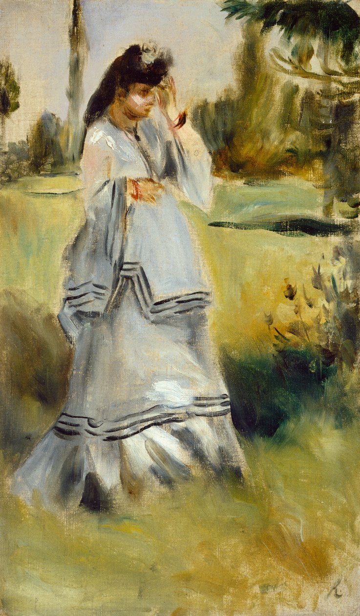 Femme dans un parc, 1866 - Pierre Auguste Renoir