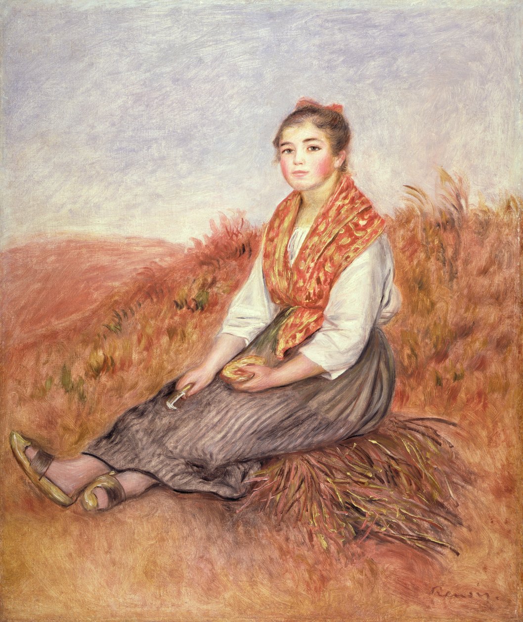 Femme avec un fagot de bois, vers 1882 - Pierre Auguste Renoir