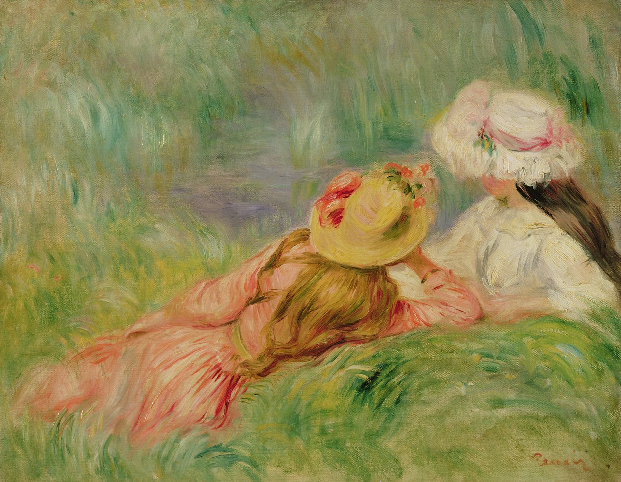 Jeunes Filles sur la Rive - Pierre Auguste Renoir