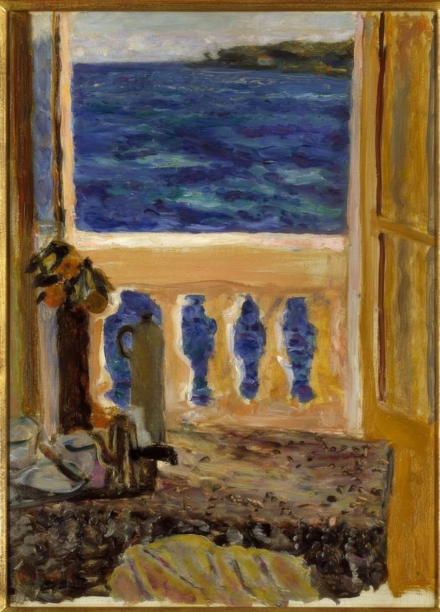 Fenêtre ouverte sur la mer - Pierre Bonnard