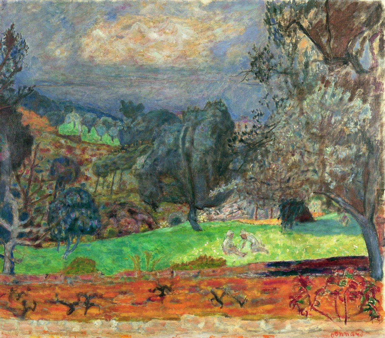 Paysage avec coucher de soleil, 1927 - Pierre Bonnard