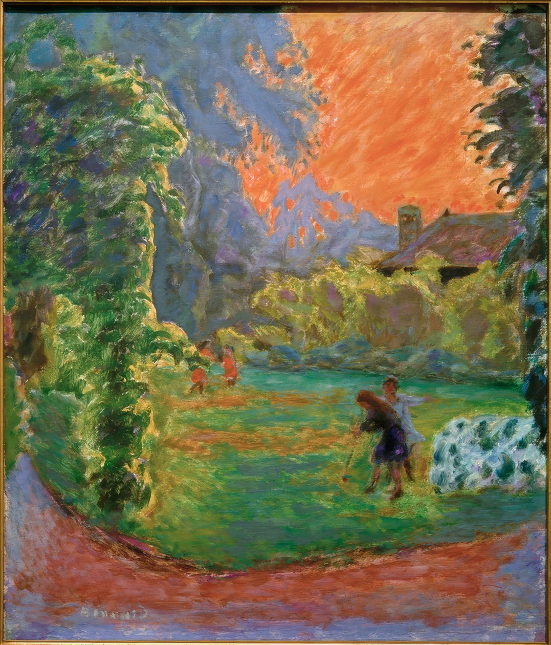 Le soleil couchant - Pierre Bonnard