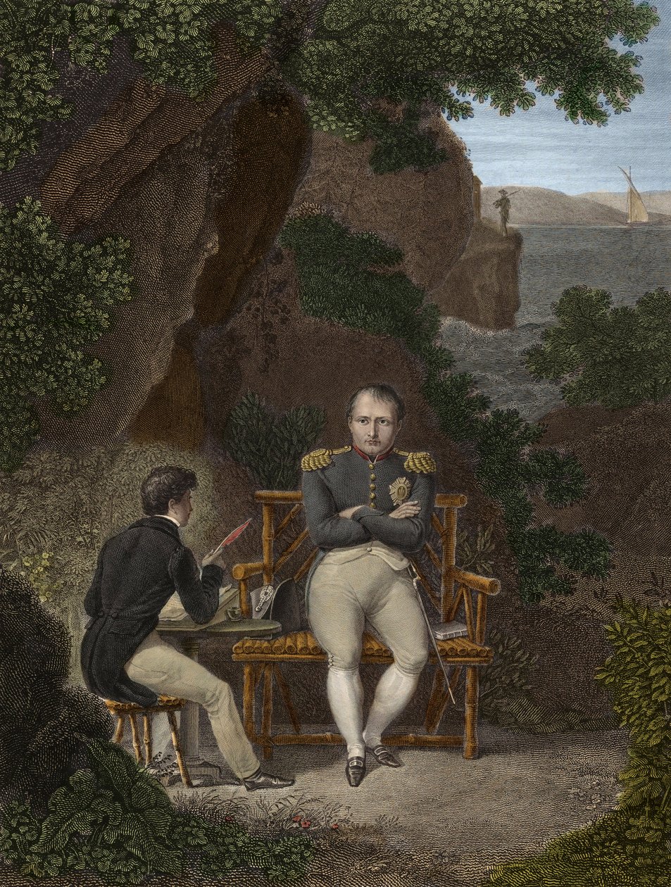 Napoléon Ier en exil à Sainte-Hélène - Pierre Charles Bacquoy