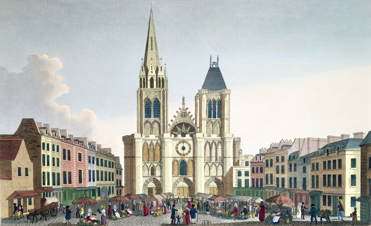 Vue de la façade de l