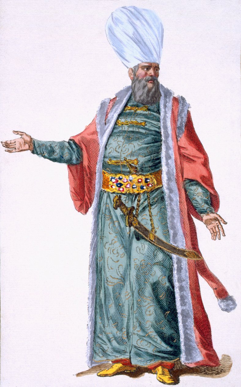 Aga, ou chef des janissaires, 1780 - Pierre Duflos