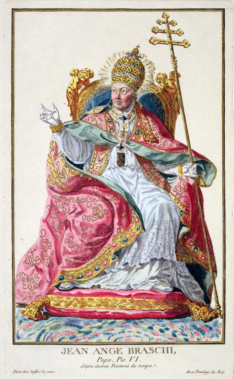Pape Pie VI (1717-99) de 
