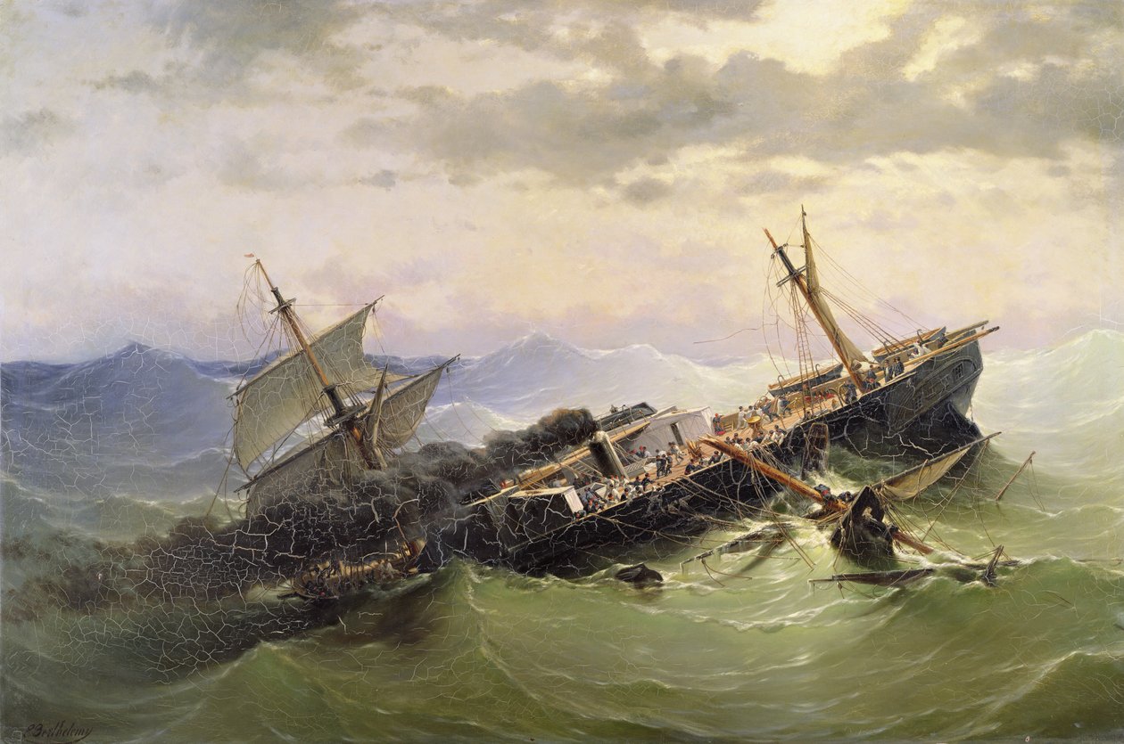 Paysage marin - Pierre Emile Berthelemy
