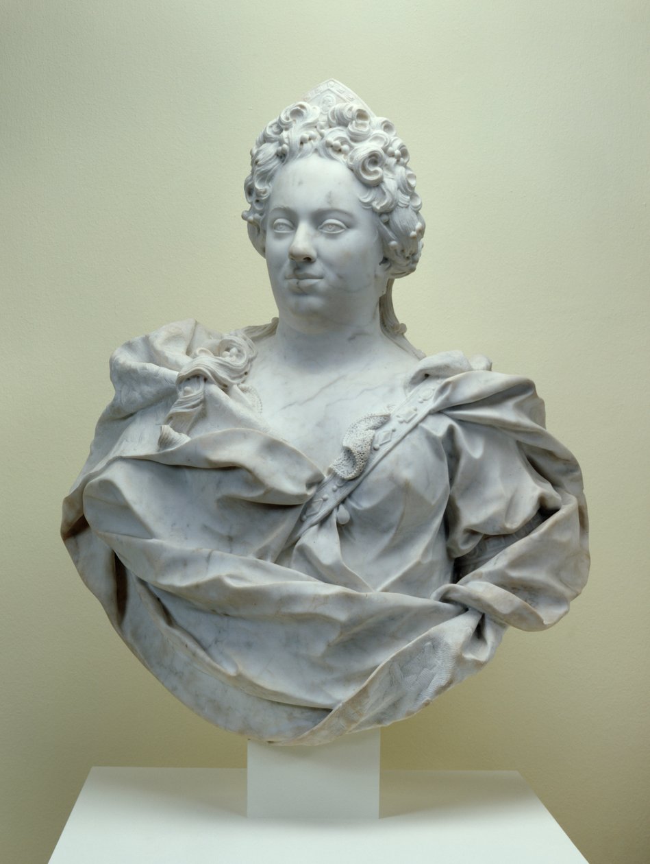 Buste de la Comtesse Maria Amalia, 1714 - Pierre Etienne Monnot