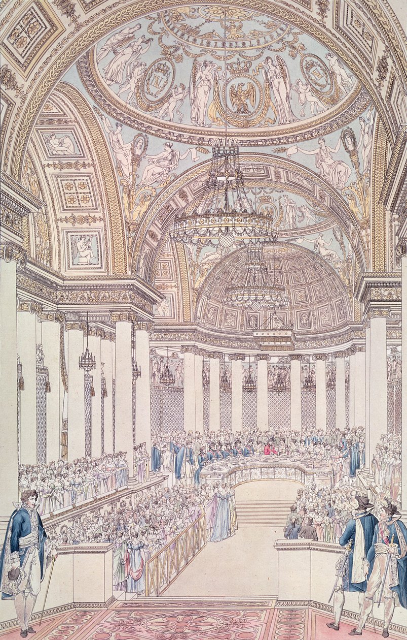 Banquet impérial dans le Grand Salon du Palais des Tuileries à l