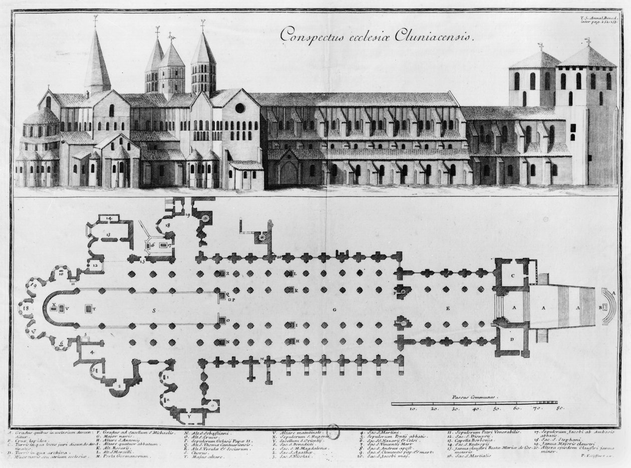 Plan et élévation de l
