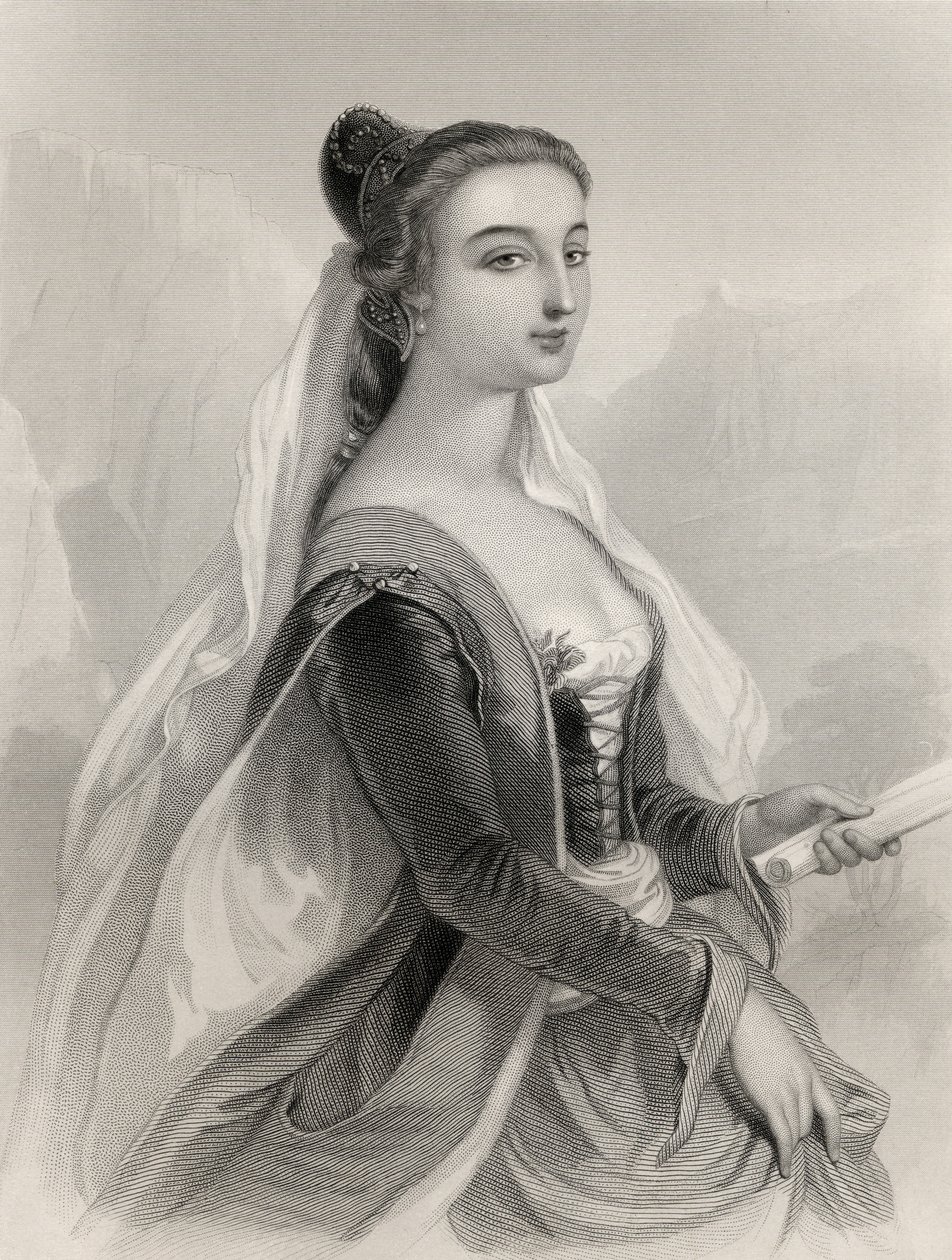 Laura de Noves (1308-48) illustration de 