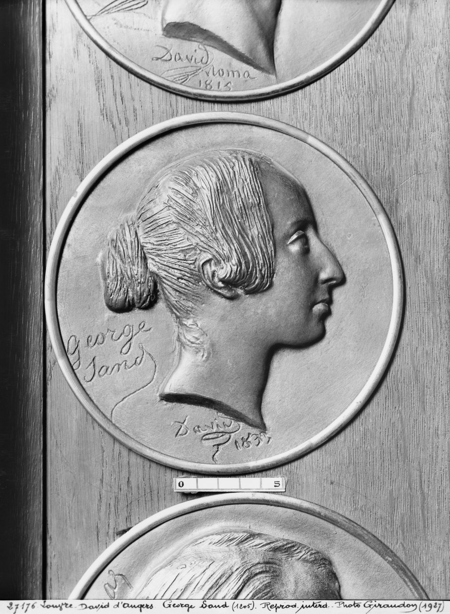 George Sand, 1833 - Pierre Jean David d