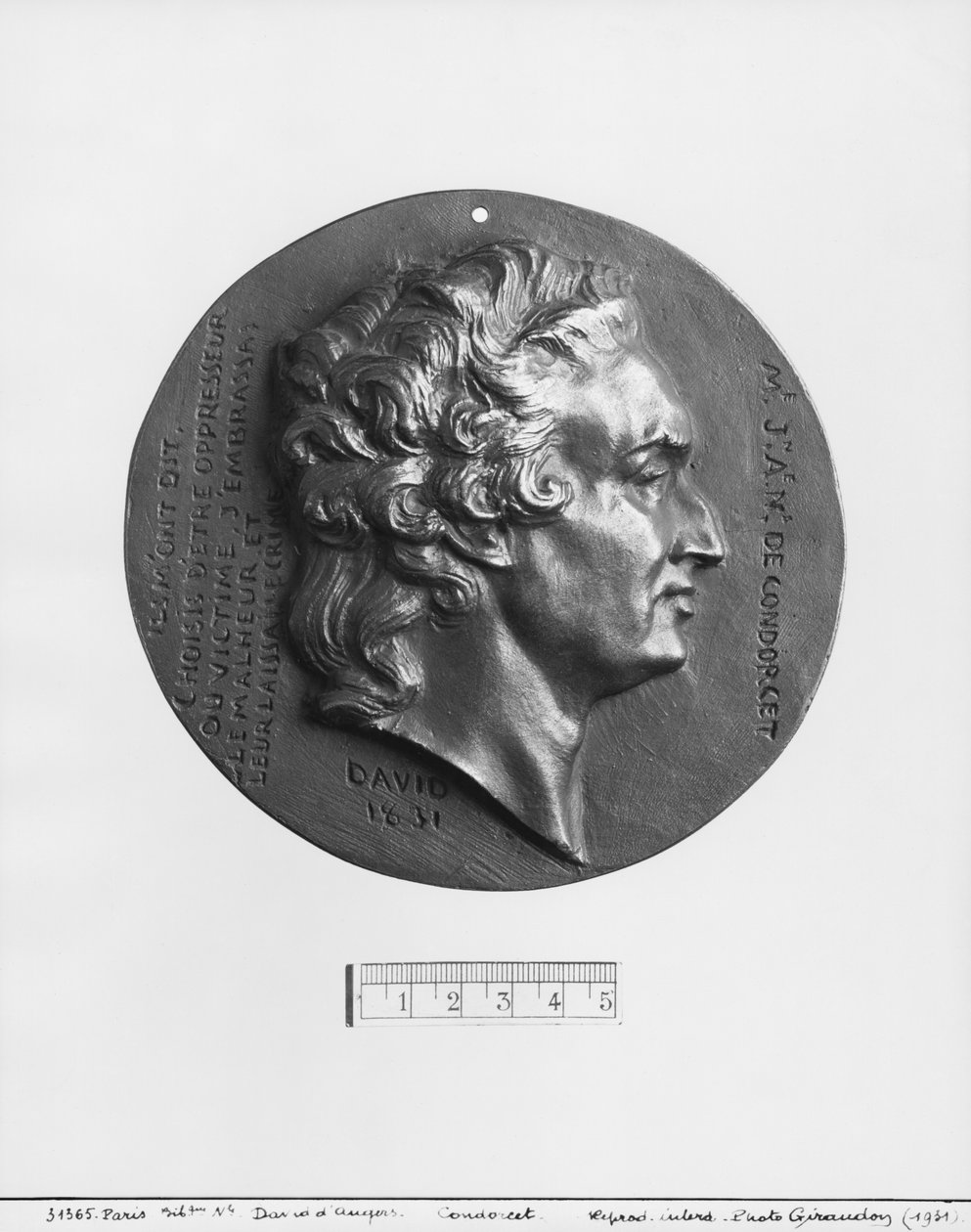 Marie Jean Antoine Nicolas Caritat, marquis de Condorcet, 1831 - Pierre Jean David d