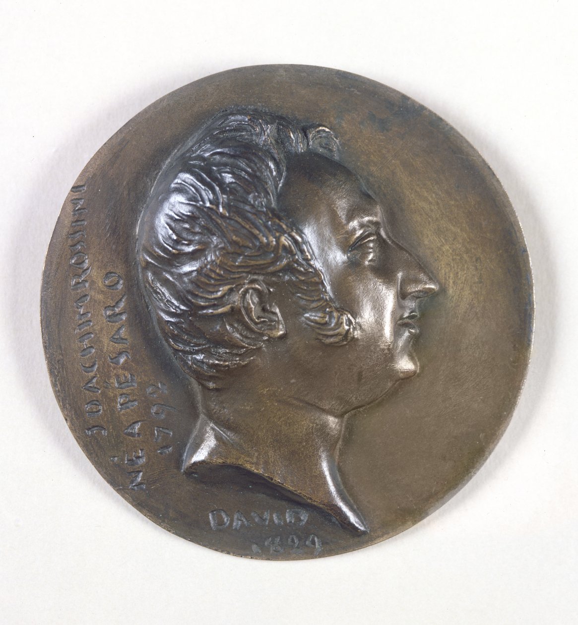 Portrait médaillon de Gioacchino Rossini (1792-1868) - Pierre Jean David d