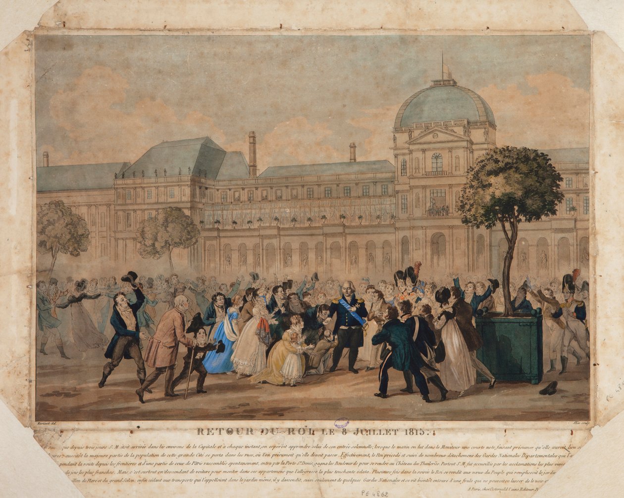 Retour du Roi, 8 juillet 1815, 1815 - Pierre Michel Alix