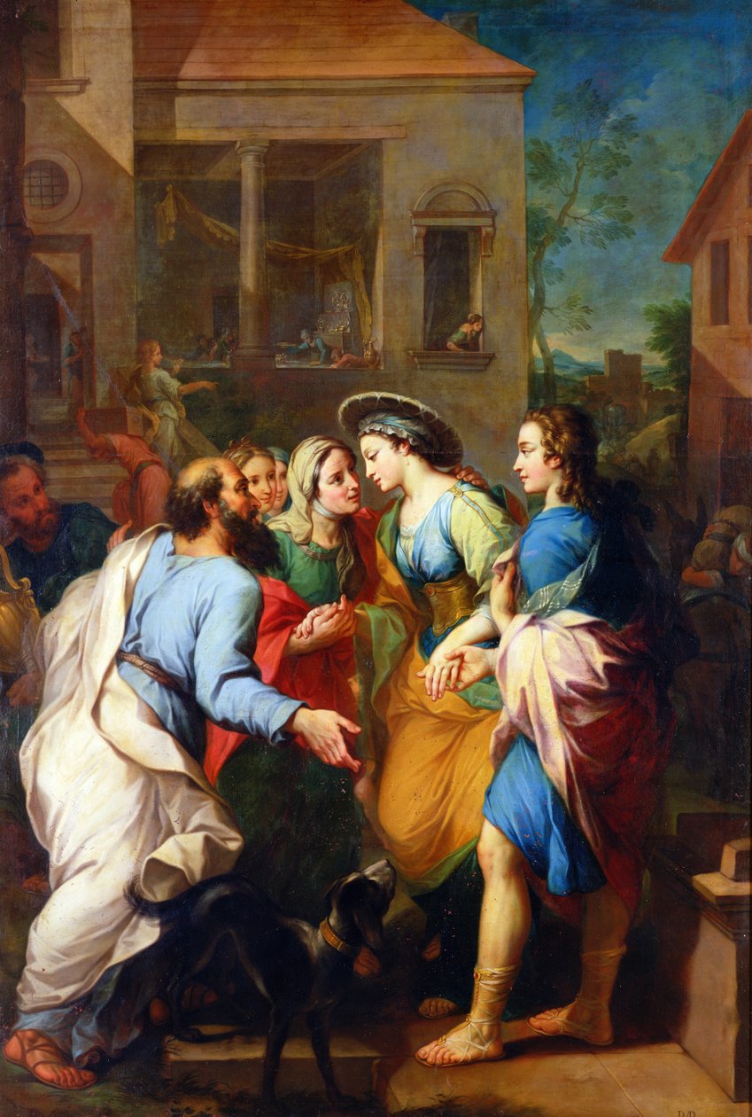 Tobias présentant Sarah à son père, 1733 - Pierre Parrocel