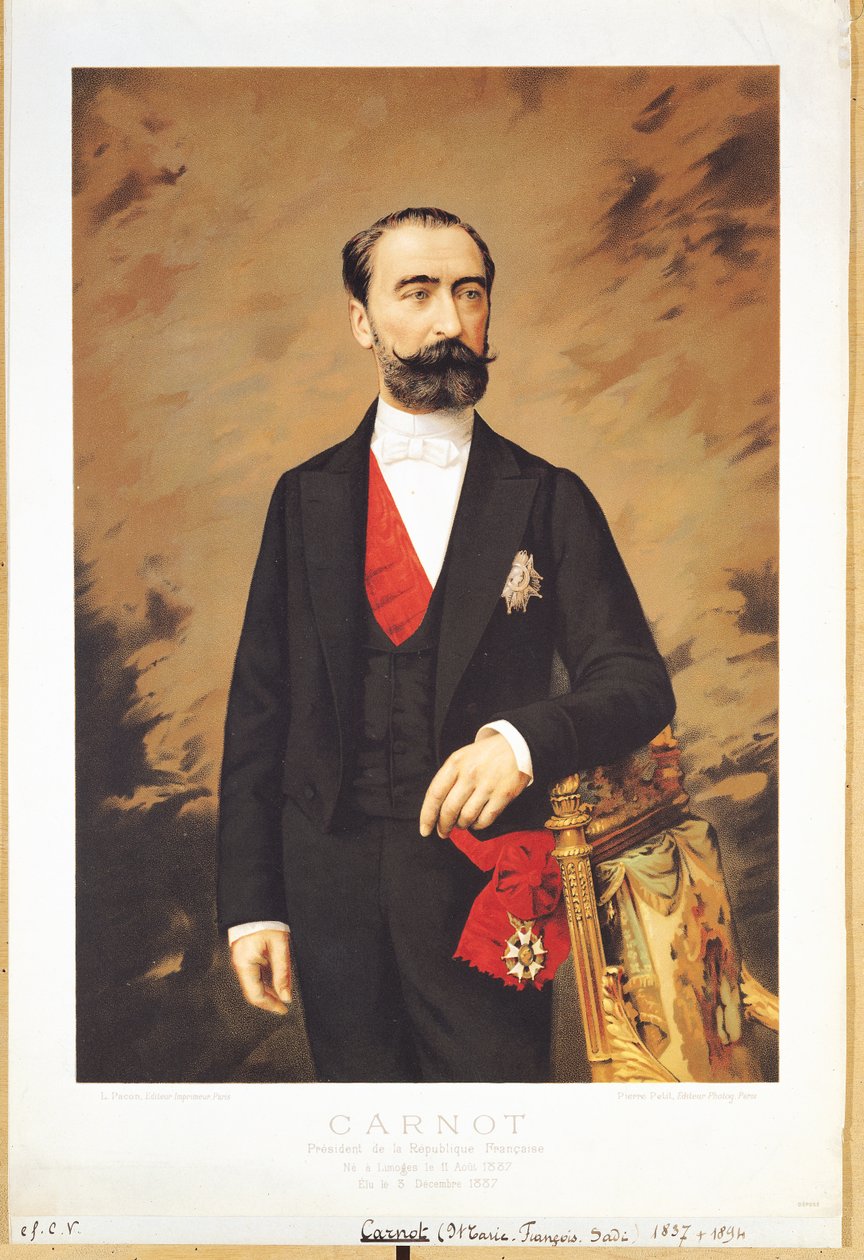 Portrait de Marie François Sadi Carnot (1837-94) - Pierre Petit