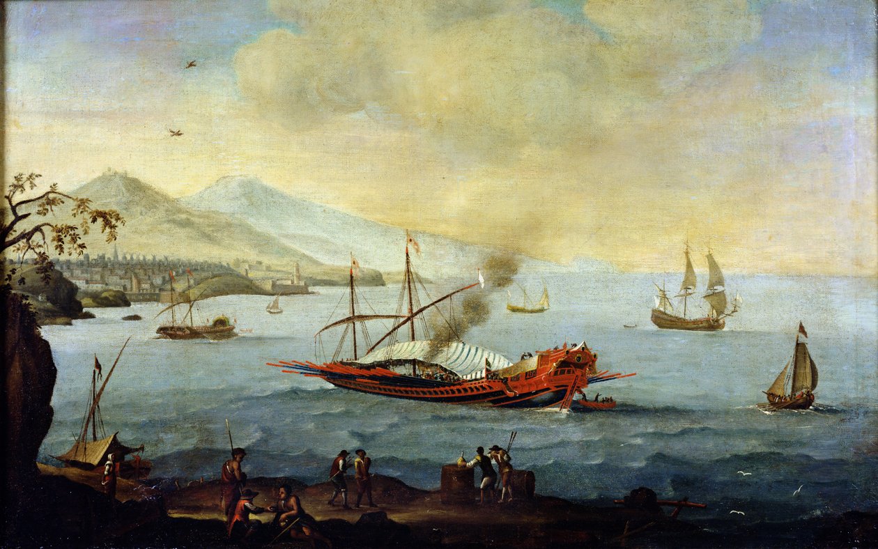 Galion au port - Pierre Puget
