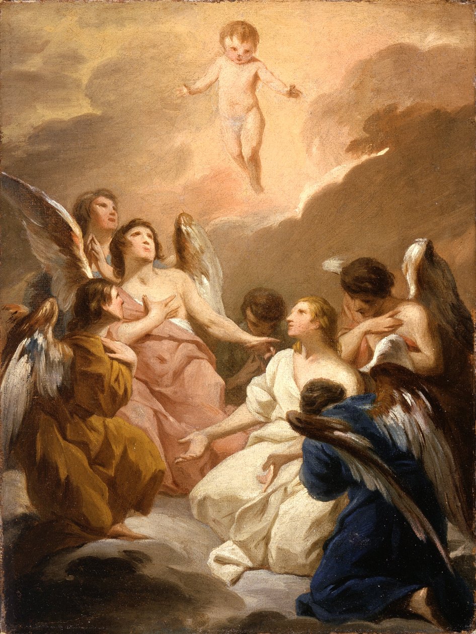 Sept Anges Adorant l