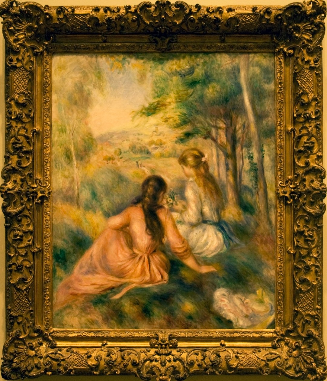 Dans le pré - Pierre Auguste Renoir