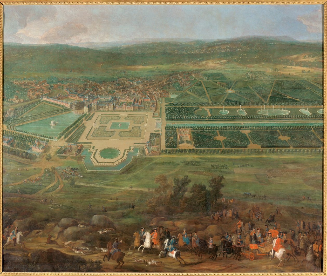 Vue du château de Fontainebleau - Pierre Denis Martin