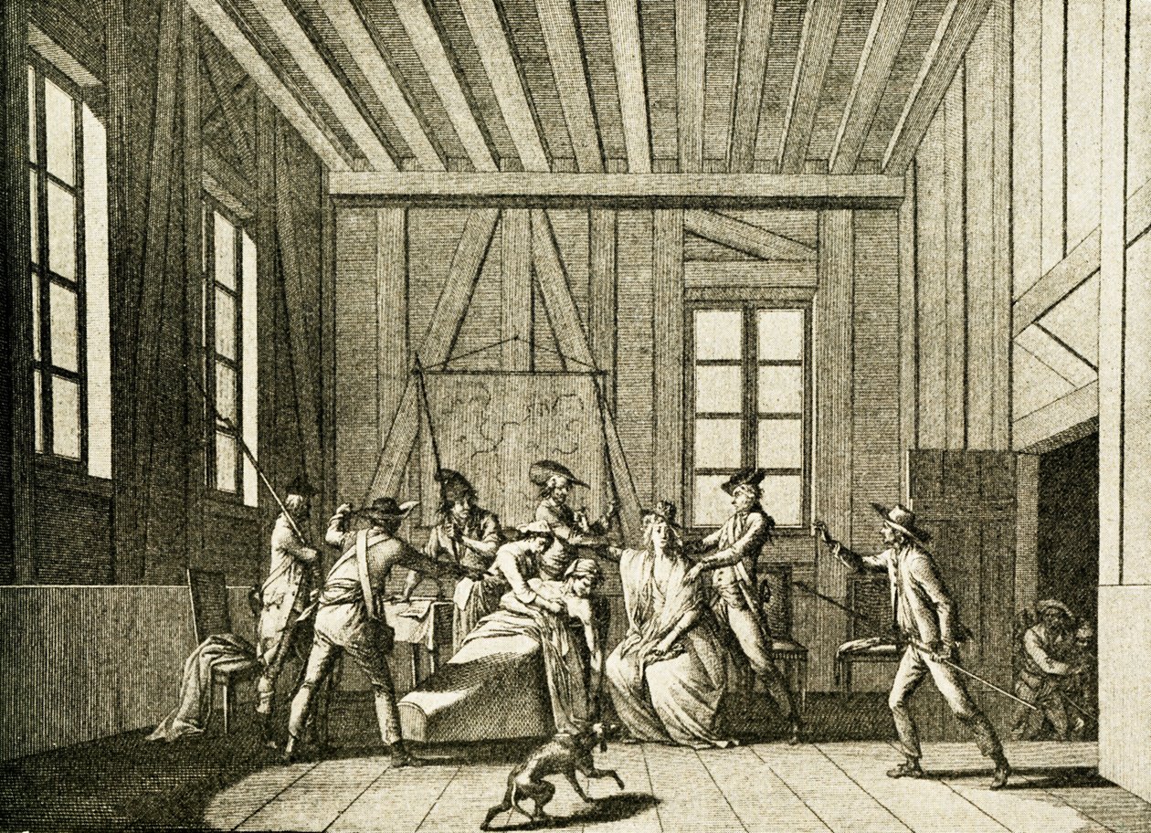 Assassinat de Jean-Paul Marat en 1793 - Pierre Gabriel Berthault