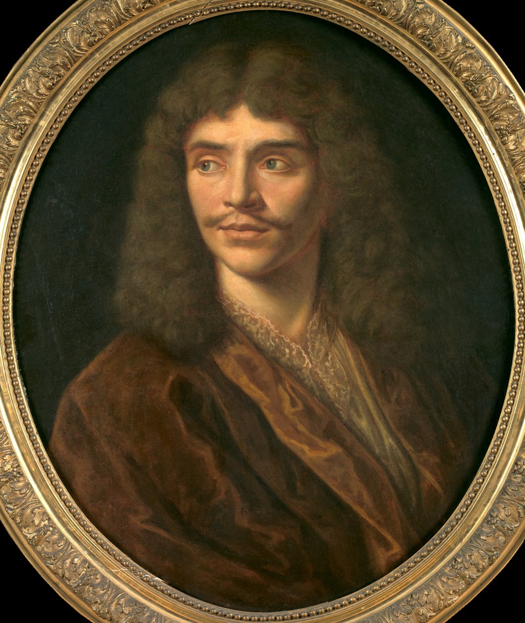 Portrait de Molière - Pierre (follower of) Mignard