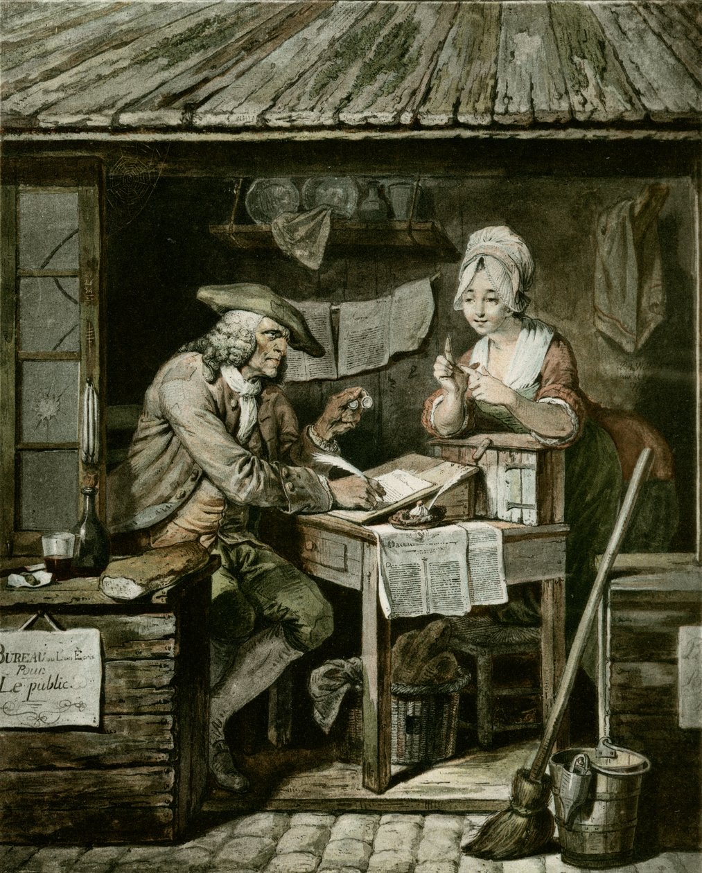 Le scribe public - Pierre Alexandre Wille